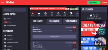 Olybet Homepage