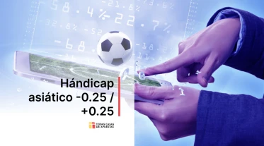 ¿Qué significa más / menos de 0.25 goles en apuestas?