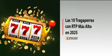 Las 10 tragaperras con RTP más alto