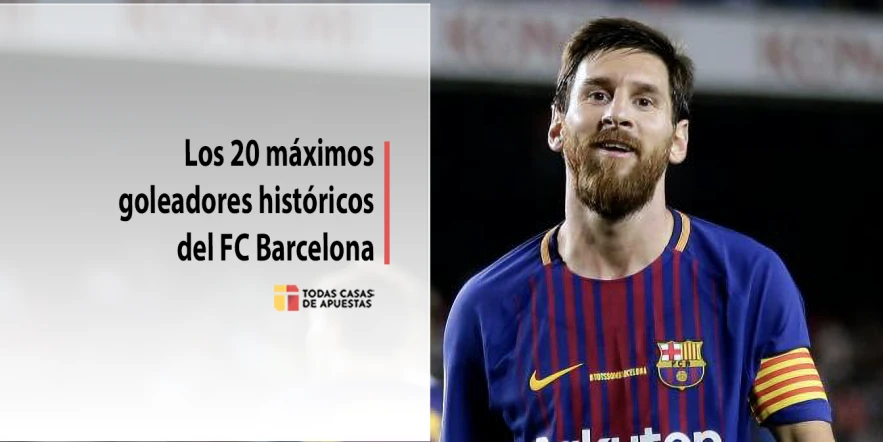Los 20 máximos goleadores históricos del FC Barcelona