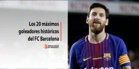 Los 20 máximos goleadores históricos del FC Barcelona