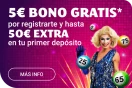 YoBingo: 5€ gratis por registrarse