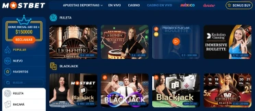Mostbet ruleta
