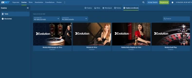 1xBet casino en vivo