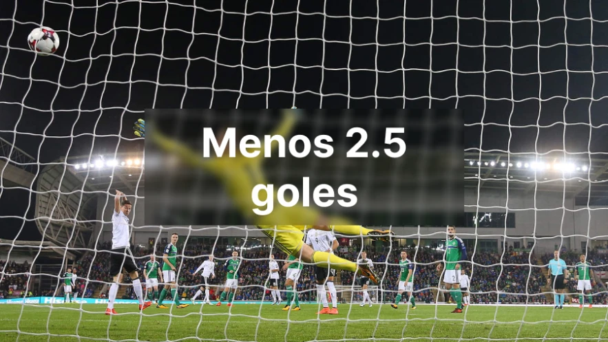 ¿Qué significa menos 2.5 goles en apuestas deportivas?