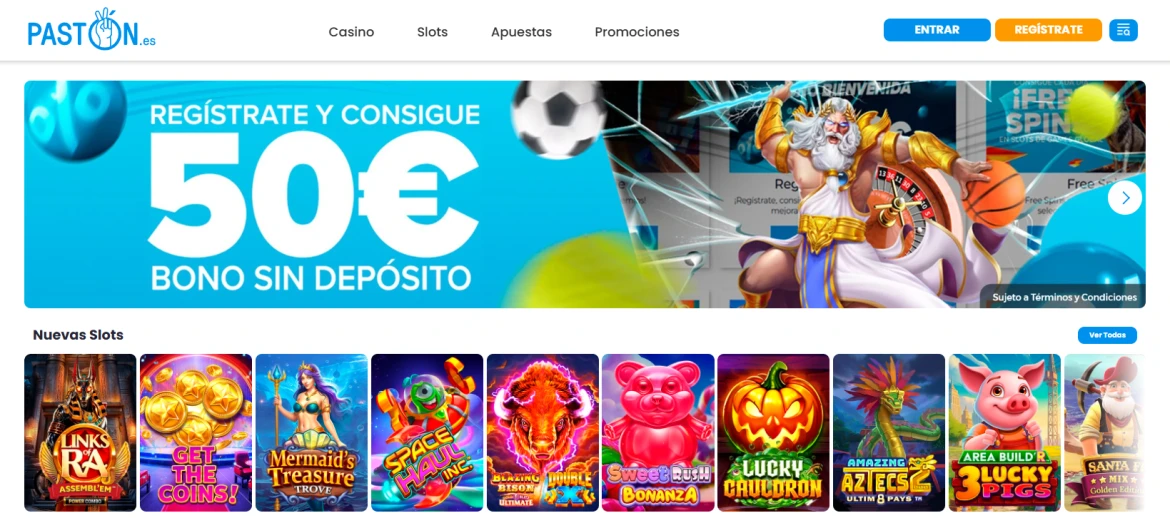 Interfaz de Goldenpark Casino