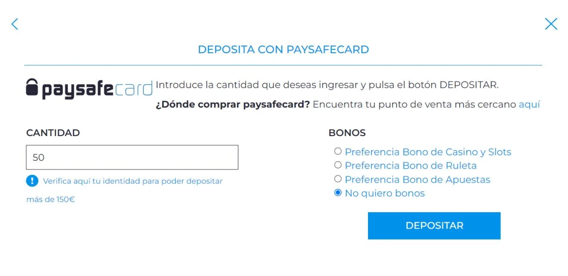 paysafecard pago 3