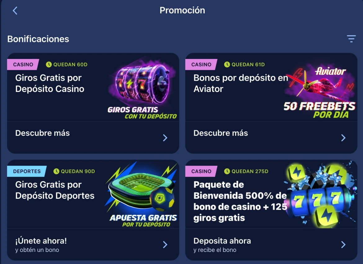 Jugabet bonos