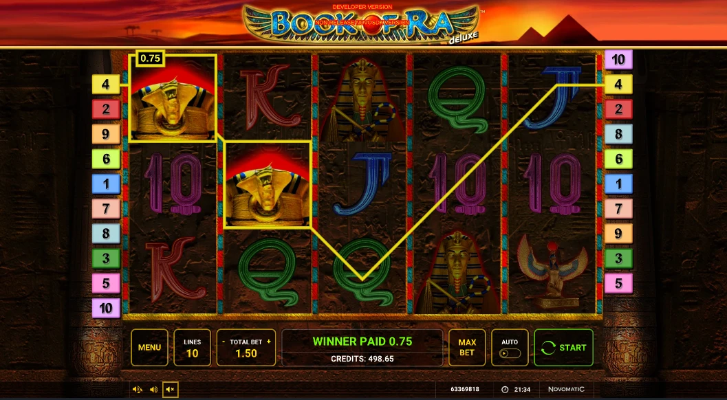 Book of Ra Deluxe tragamonedas